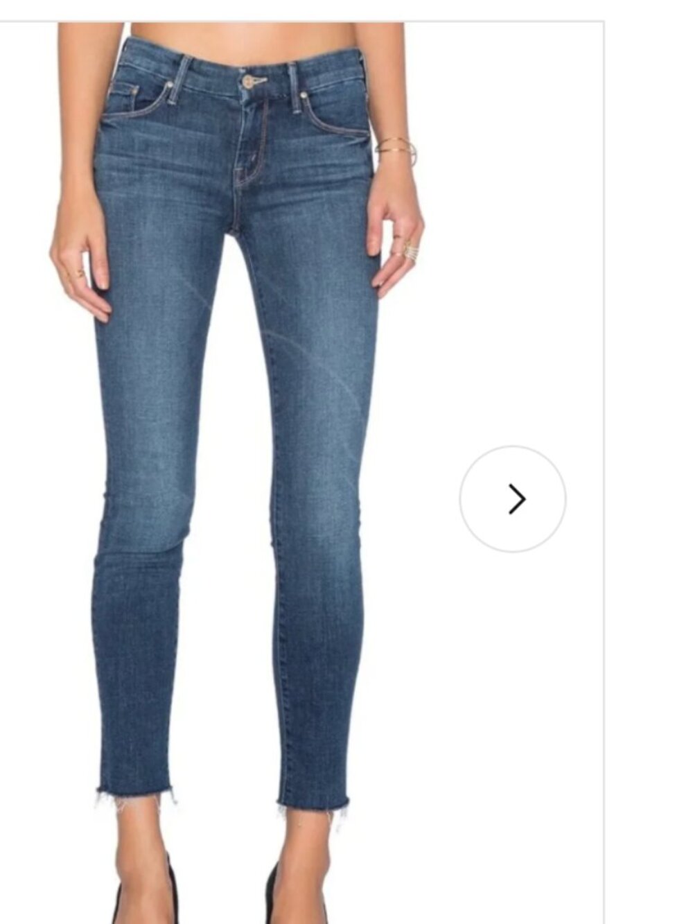 MOTHER The Looker Ankle Frayed Invitacion Only Size 27